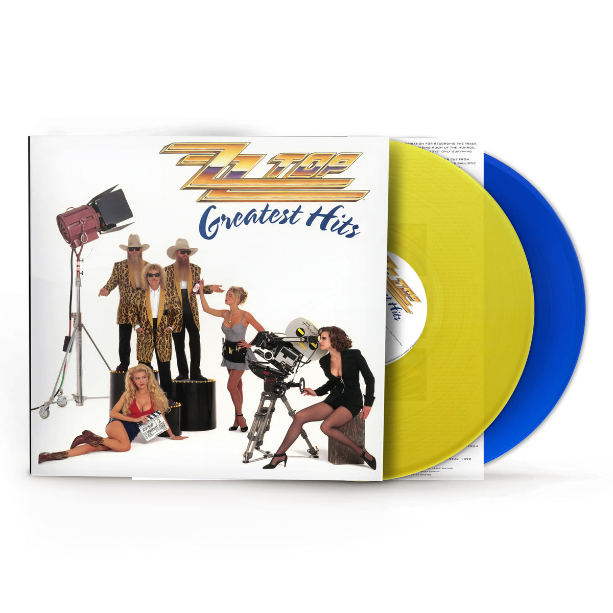 ZZ TOP - GREATEST HITS : YELLOW & BLUE 2LP SET - LP