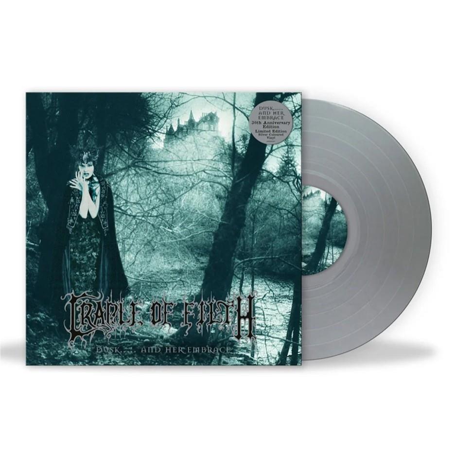 CRADLE OF FILTH - DUSK & HER EMBRACE: METALLIC GREY VINYL - LP