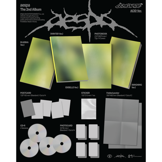 AESPA - LEMONADE: ACID VERSION (2ND ALBUM) - CD
