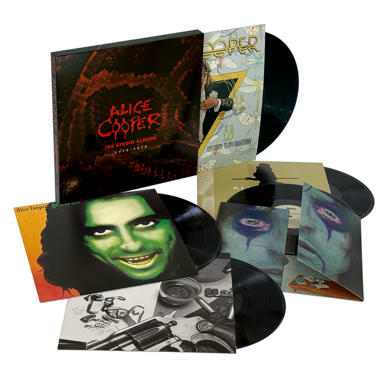 COOPER, ALICE - STUDIO ALBUMS 1975 - 1978 : 5LP BOX SET - LP