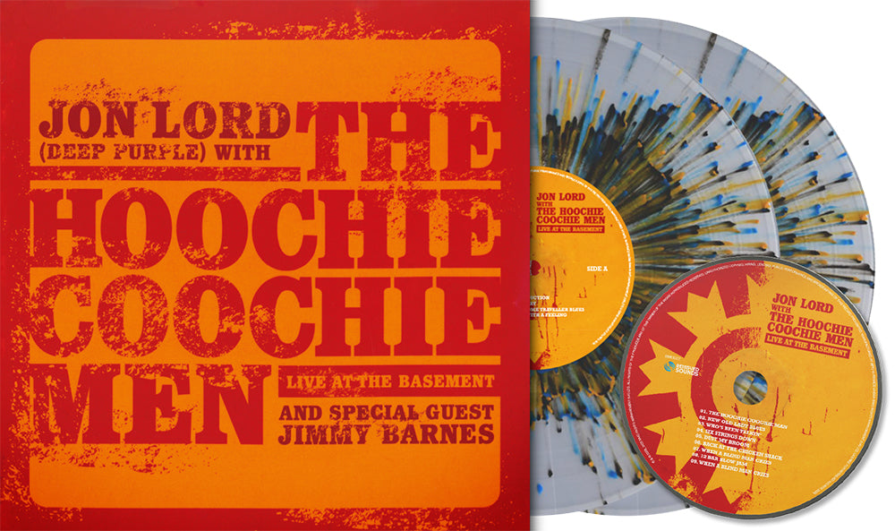 LORD, JON WITH THE HOOCHIE COOCHIE MEN - LIVE AT THE BASEMENT: 2LP SPLATTER + CD - LP