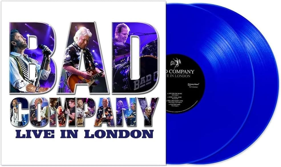 BAD COMPANY - LIVE IN LONDON : BLUE 2LP SET - LP