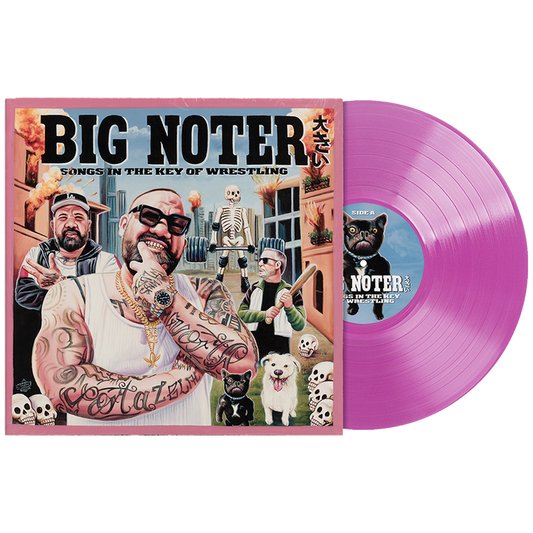BIG NOTER - SONGS IN THE KEY OF WRESTLING (PINK) - LP