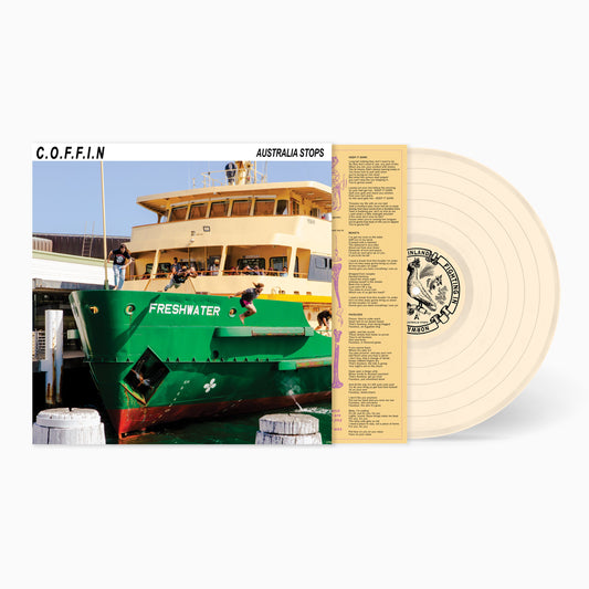 COFFIN - AUSTRALIA STOPS : BONE VINYL - LP