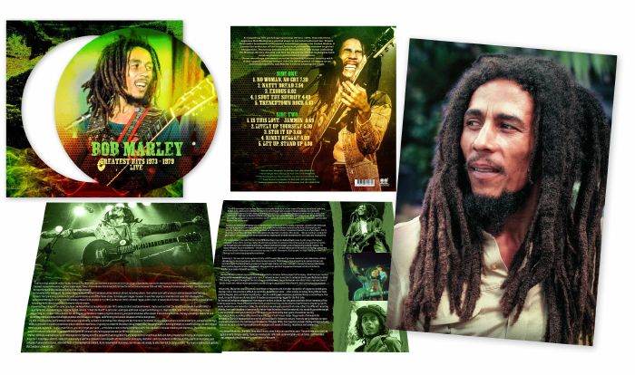 MARLEY, BOB - GREATEST HITS LIVE : PIC DISC W/POSTER - LP