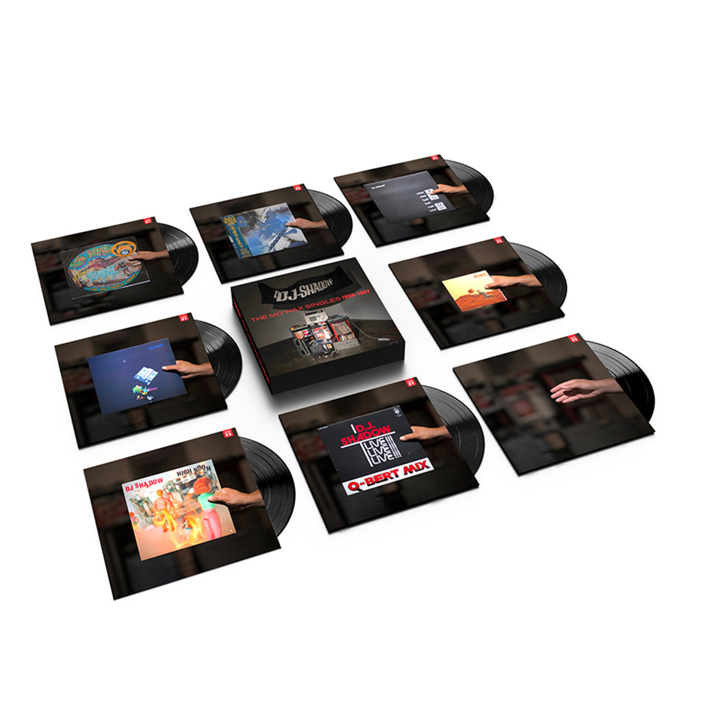 DJ SHADOW - MO'WAX SINGLES : 1993 - 1997 (8LP SET) - LP