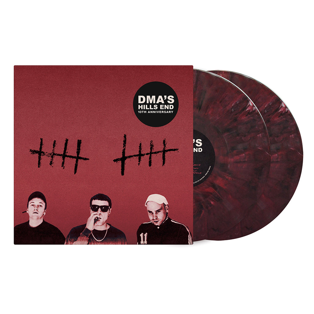 DMA'S - HILLS END : 12 BONUS (RED MARBLE 2LP) - LP