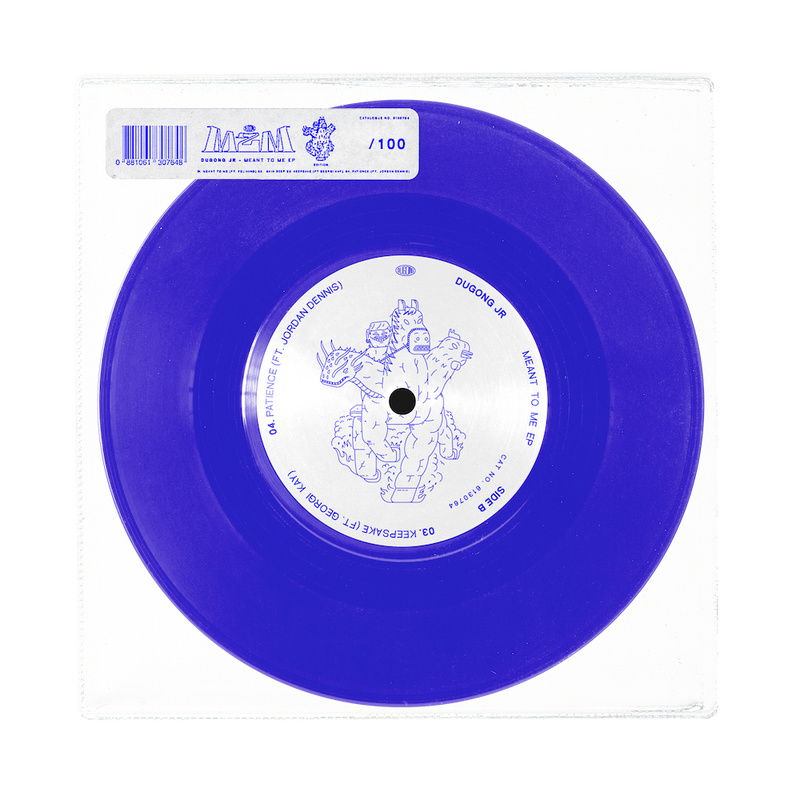 DUGONG JR - MEANT TO ME: 7" EP (BLUE VINYL) - 7