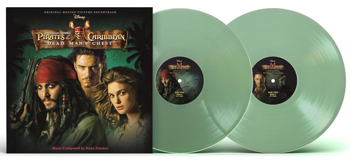 PIRATES OF THE CARIBBEAN : DEAD ... - SOUNDTRACK : 2LP VINTAGE BOTTLE CLEAR - LP