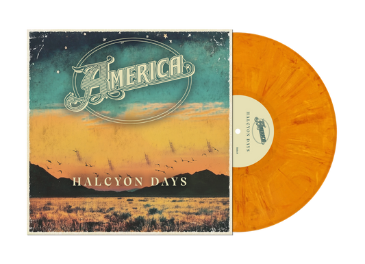 AMERICA - HALCYON DAYS : ORANGE SPLATTER VINYL - LP
