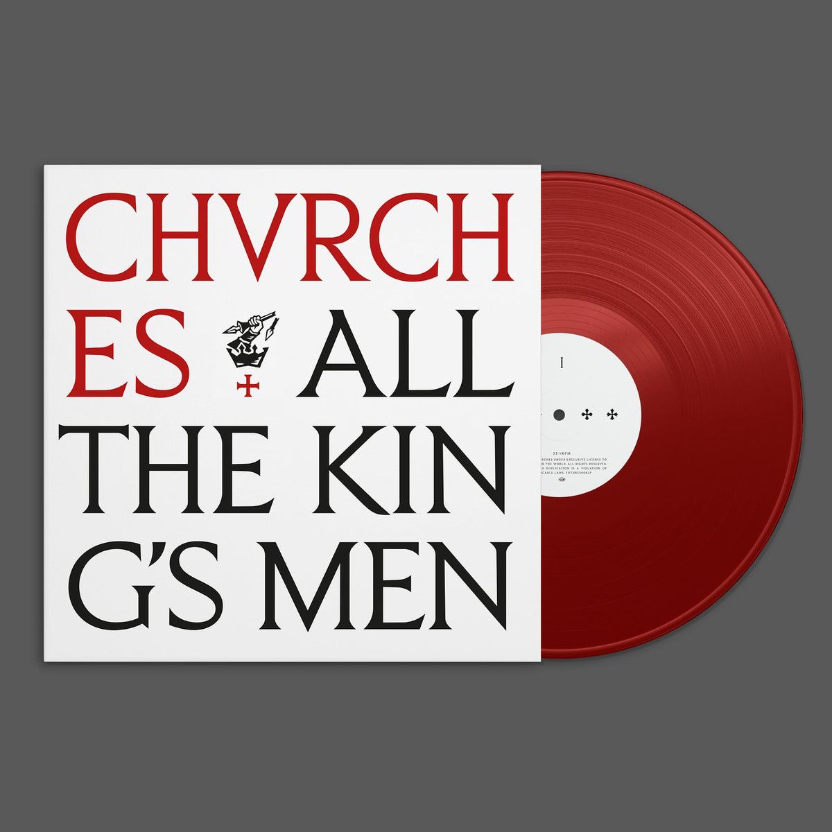 CHVRCHES - ALL THE KING'S MEN : APPLE RED VINYL - LP