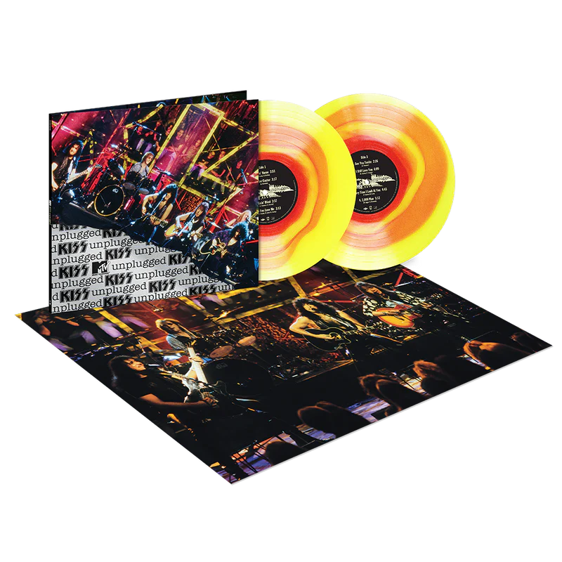 KISS - MTV UNPLUGGED : 2LP YELLOW & RED SWIRL - LP