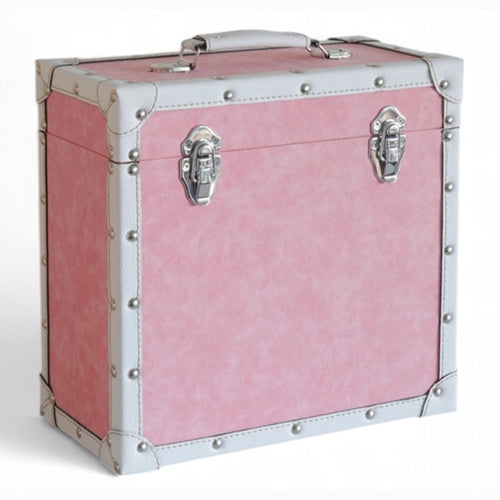 RECORD CARRYING CASE - 50 LP RECORD CARRY CASE : PINK - ACC