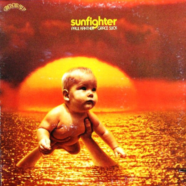KANTNER, PAUL / GRACE SLICK - SUNFIGHTER (US GATEFOLD) - LP