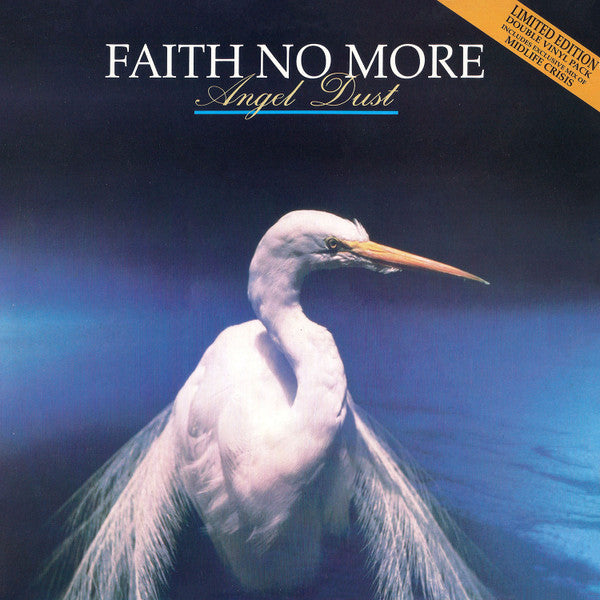 FAITH NO MORE - ANGEL DUST (UK 1992 PRESS + 12") - LP