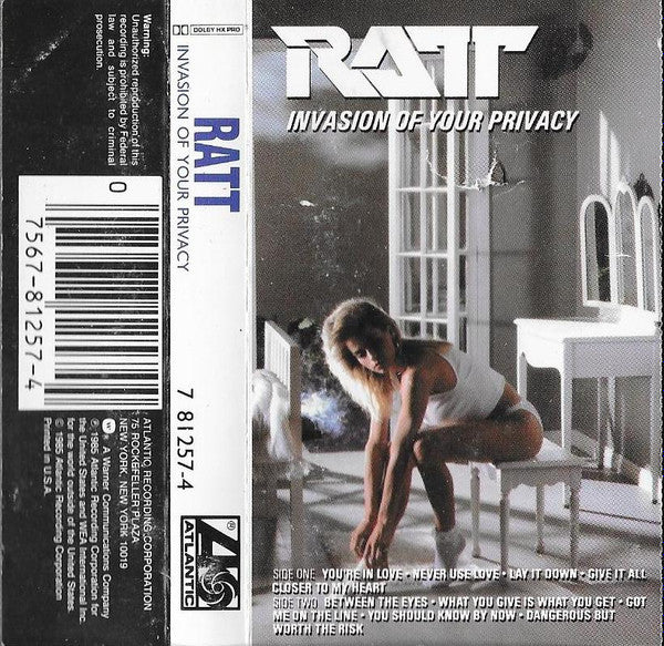RATT - INVASION OF YOUR PRIVACY (CASSETTE) - CS
