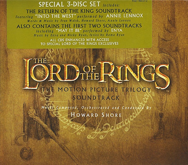 LORD OF THE RINGS - SOUNDTRACK : COMPLETE TRILOGY (3CD) - CD