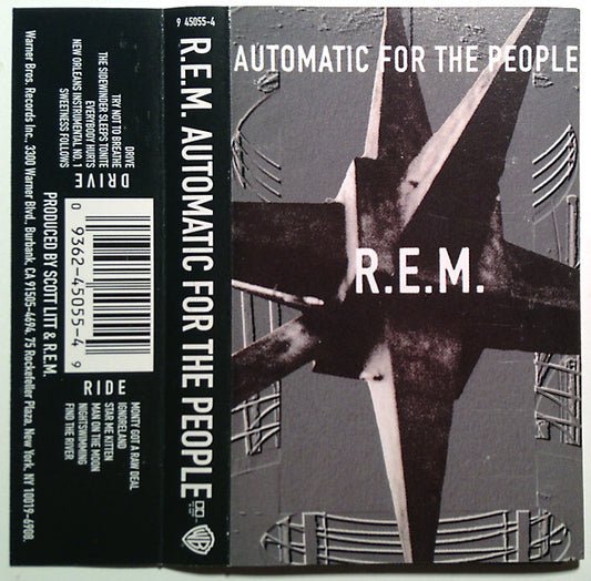 R.E.M. - AUTOMATIC FOR THE PEOPLE (CASSETTE) - CS