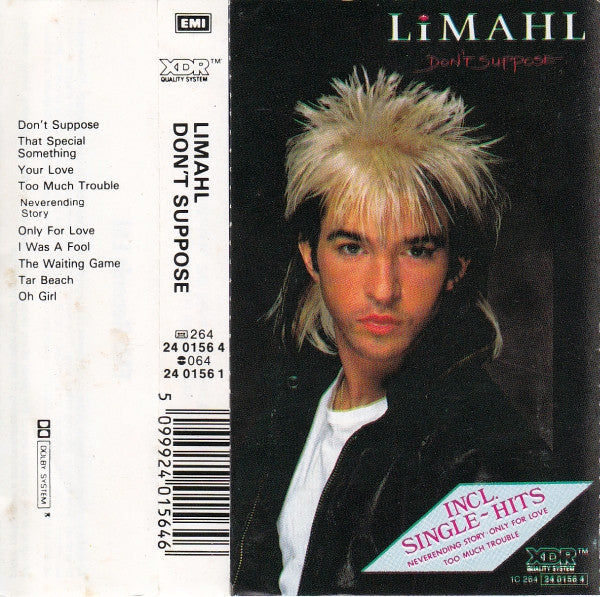 LIMAHL - DON'T SUPPOSE (CASSETTE) - CS
