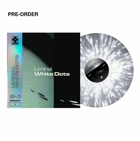 LIMINAL - WHITE DOTS: CLEAR & WHITE SPLATTER - LP