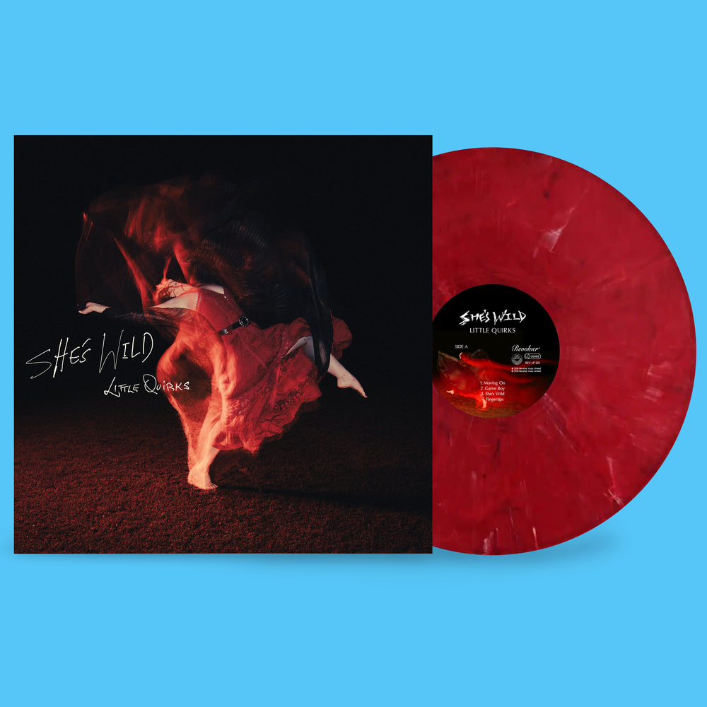 LITTLE QUIRKS - SHE'S WILD : BURNING RED VINYL - LP