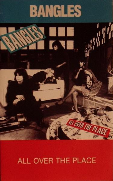 BANGLES - ALL OVER THE PLACE (CASSETTE) - CS