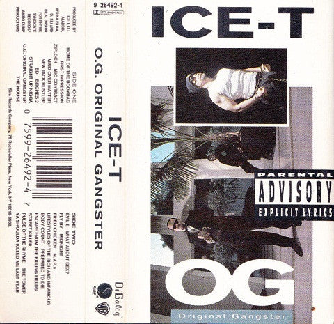 ICE-T - O.G. ORIGINAL GANGSTER (CASSETTE) - CS