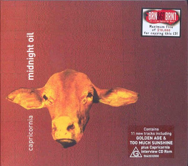MIDNIGHT OIL - CAPRICORNIA - CD