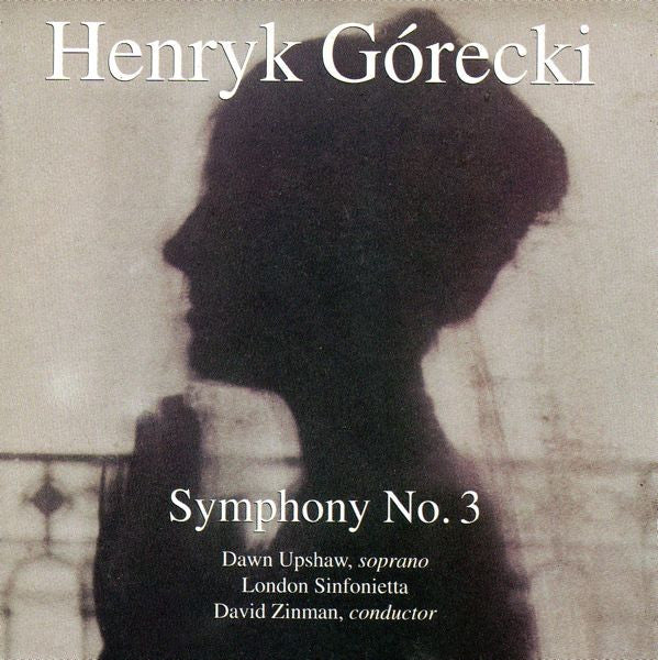 GORECKI - SYMPHONY NO 3 : SYMPHONY OF SORROWFUL SO - CD
