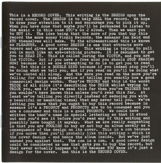 XTC - GO 2 + 1 : REMASTERED - CD