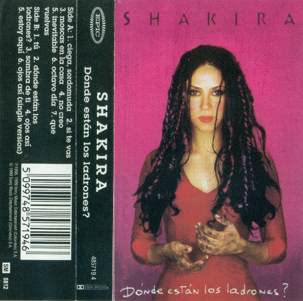 SHAKIRA - DONDE ESTAN LOS LADRONES (CASSETTE) - CS