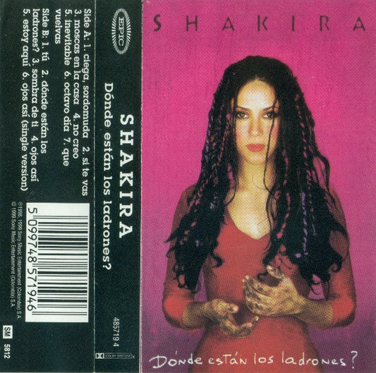 SHAKIRA - DONDE ESTAN LOS LADRONES (CASSETTE) - CS
