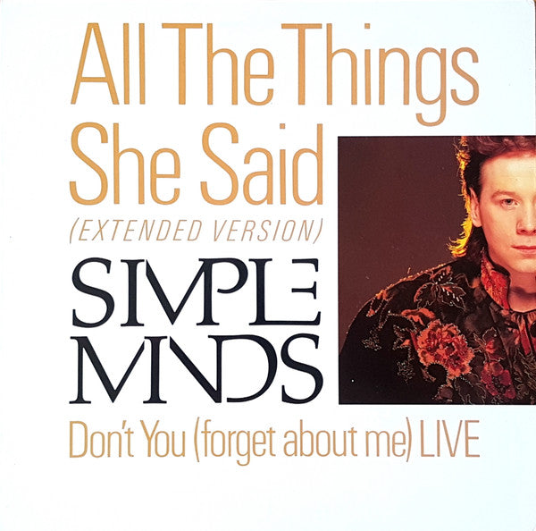 SIMPLE MINDS - ALL THE THINGS SHE SAID (US 12") - 12