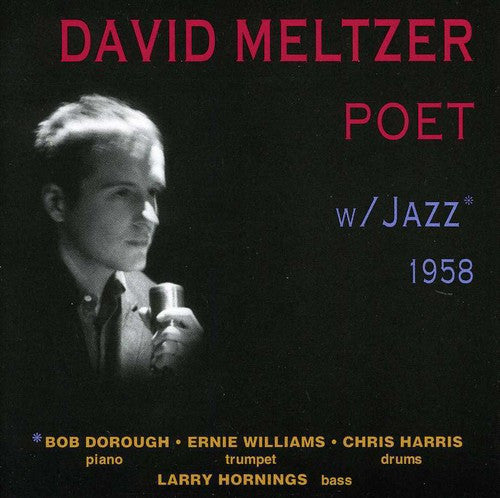 MELTZER, DAVID - POET WITH JAZZ - CD