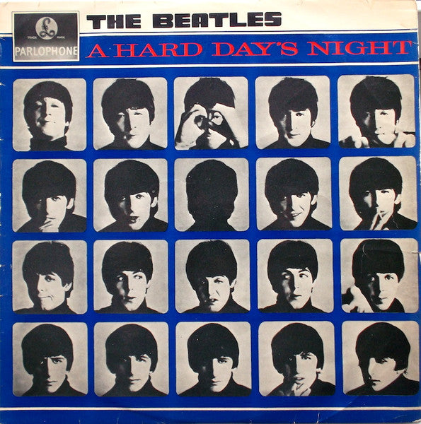 BEATLES - HARD DAY'S NIGHT (2ND AUST.MONO PRESS) - LP