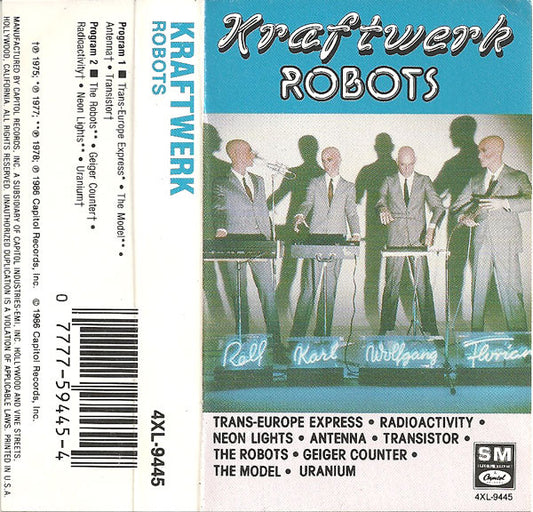 KRAFTWERK - ROBOTS (US CASSETTE) - CS