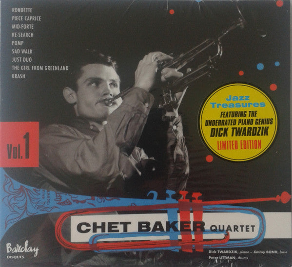 BAKER, CHET - QUARTET VOL 1 : GATEFOLD CARD SLEEVE - CD