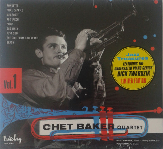 BAKER, CHET - QUARTET VOL 1 : GATEFOLD CARD SLEEVE - CD