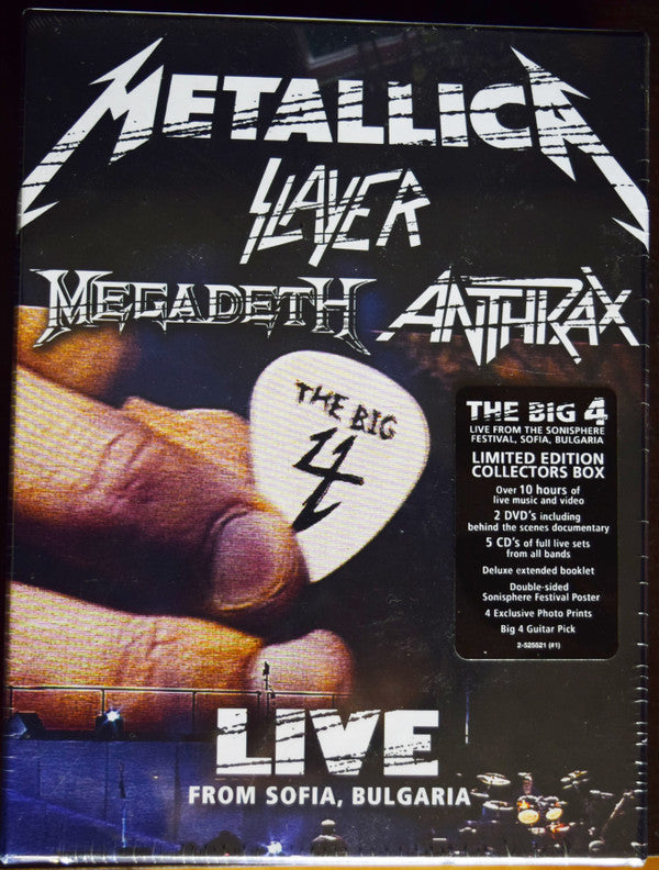 METALLICA / SLAYER / MEGADETH / ANTHRAX - BIG 4: 5CD+2DVD - CD