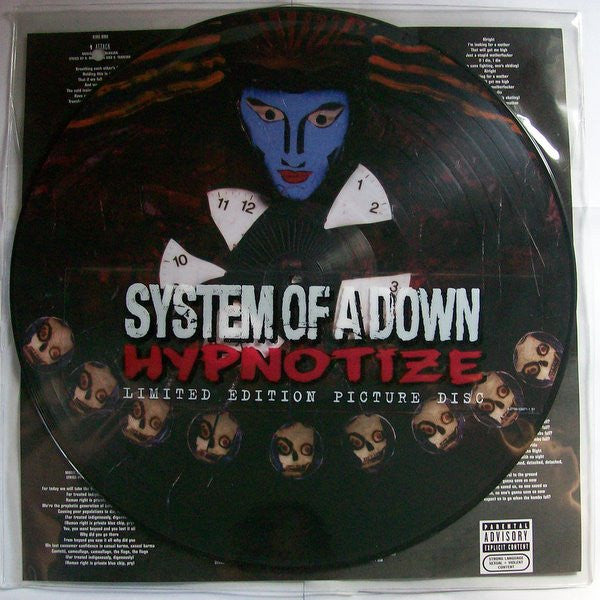 SYSTEM OF A DOWN - HYPNOTIZE : USA PICTURE DISC - LP