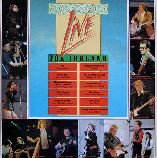 VARIOUS - LIVE FOR IRELAND (GERMAN PRESS) - LP