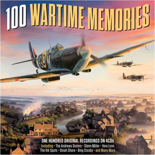 VARIOUS - 100 WARTIME MEMORIES: 4CD SET - CD