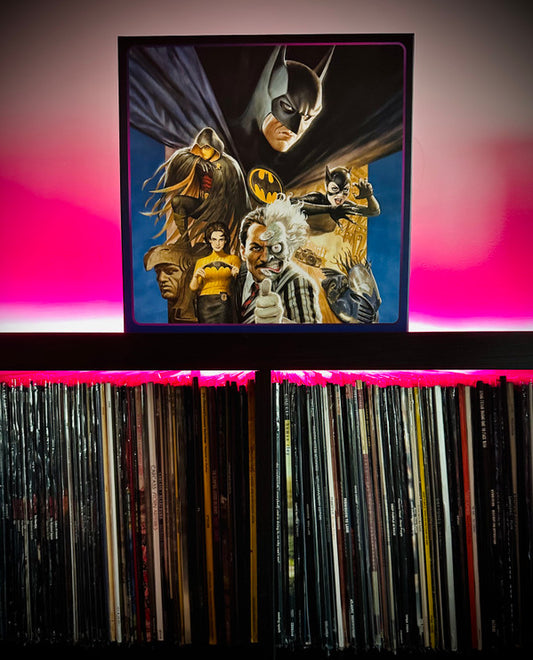 BATMAN (1989) - SOUNDTRACK : SCORE (COLOURED) + NOVEL - LP