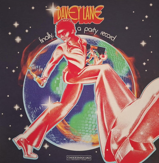 LANE, DAVEY - FINALLY A PARTY RECORD: RED/YELLOW VINYL - LP