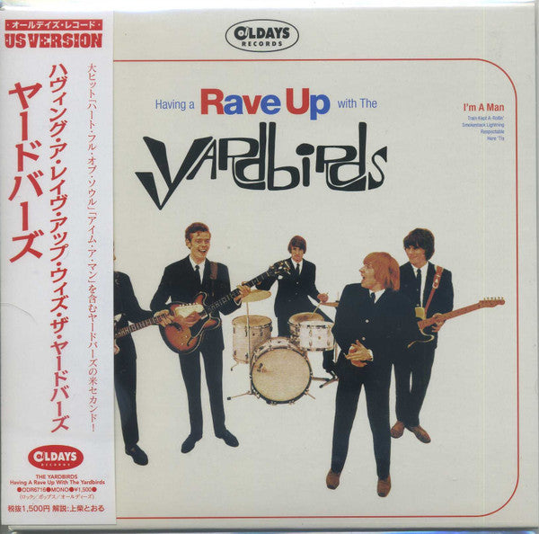 YARDBIRDS - HAVING A RAVE UP + 6 : JAPANESE CARD SL. - CD