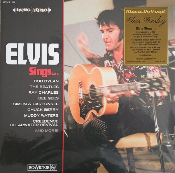 PRESLEY, ELVIS - ELVIS SINGS : WHITE 2LP (180-GRAM) - LP