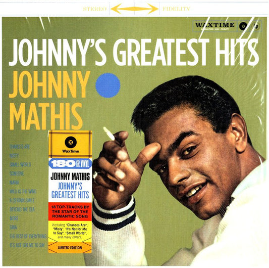 MATHIS, JOHNNY - JOHNNY'S GREATEST HITS : 180-GRAM VINYL - LP