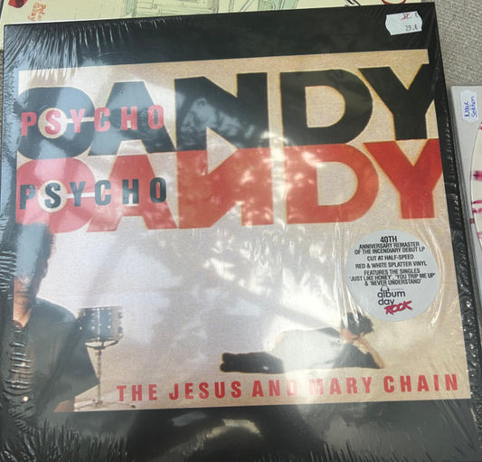 JESUS & MARY CHAIN - PSYCHOCANDY : WHITE & RED SPLATTER - LP