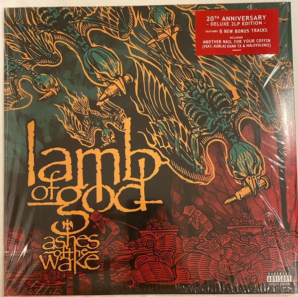 LAMB OF GOD - ASHES OF THE WAKE + 5 : 2LP 20TH ANNIV. - LP