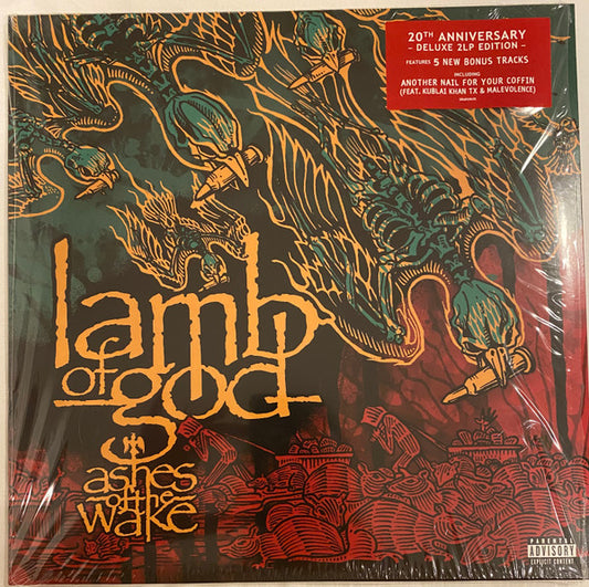LAMB OF GOD - ASHES OF THE WAKE + 5 : 2LP 20TH ANNIV. - LP